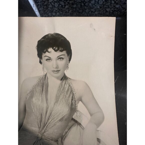 Vintage Jeanne Crain Photo European Actress Black & White 3.5x4.5" Glamour Portr - Picture 7 of 13